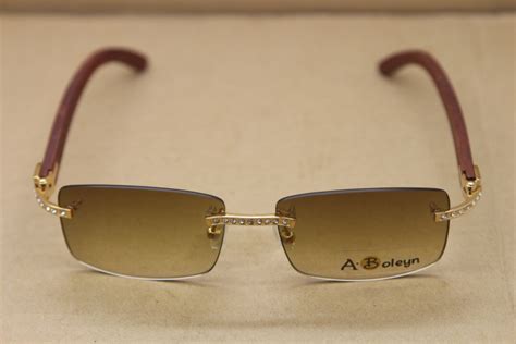 cartier glasses sun|rimless cartier glasses men's.